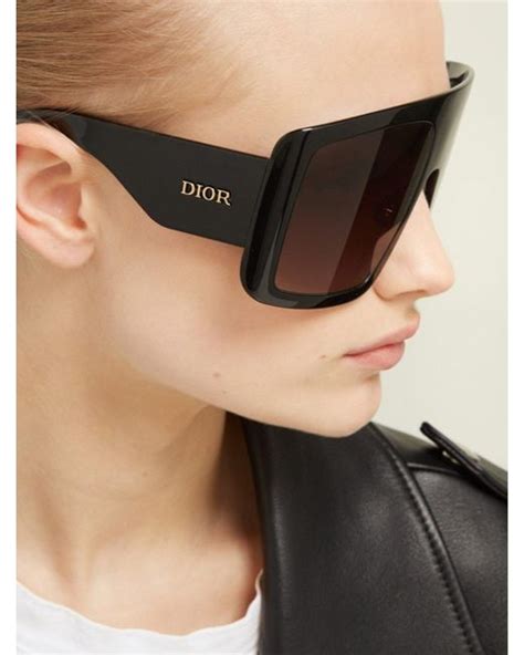 dior sunglasses black square|christian Dior oversized sunglasses.